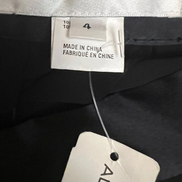 NWT Alfred Sung Black Pleated Maxi Skirt - Size 4 - Picture 5 of 8